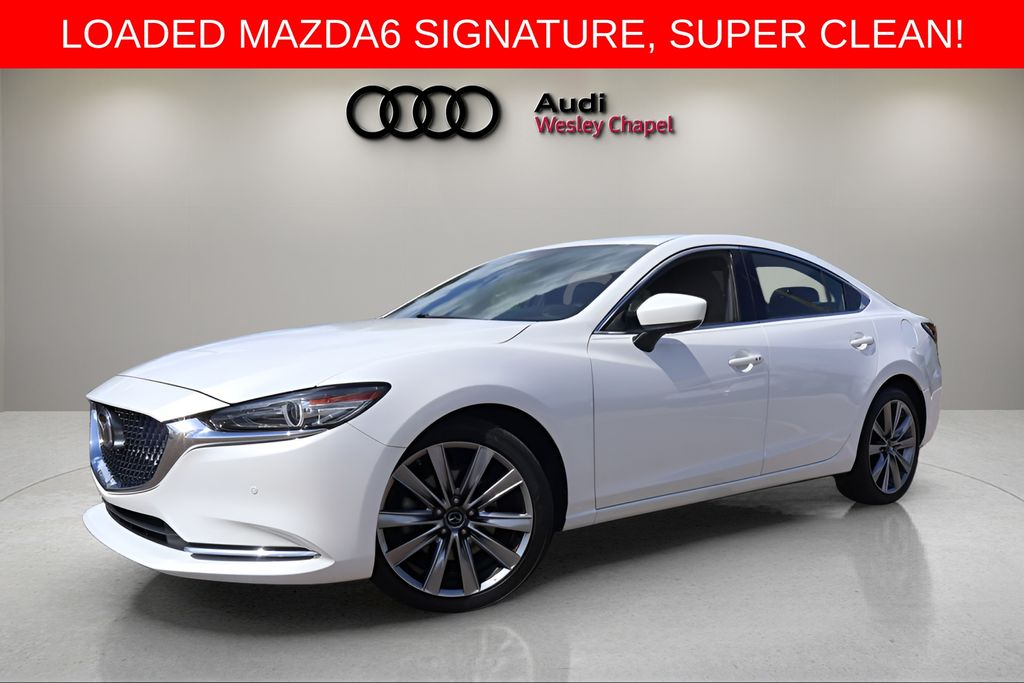 Snowflake White Pearl Mica 2020 Mazda MAZDA6 Signature FWD Sedan Front-Wheel Drive 6-Speed Automatic
