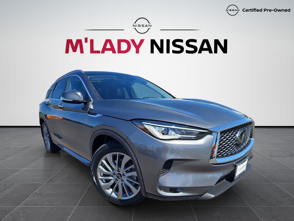 Gray (Graphite Shadow) 2024 INFINITI QX50 SUV / Crossover All-Wheel Drive Continuously Variable Transmission