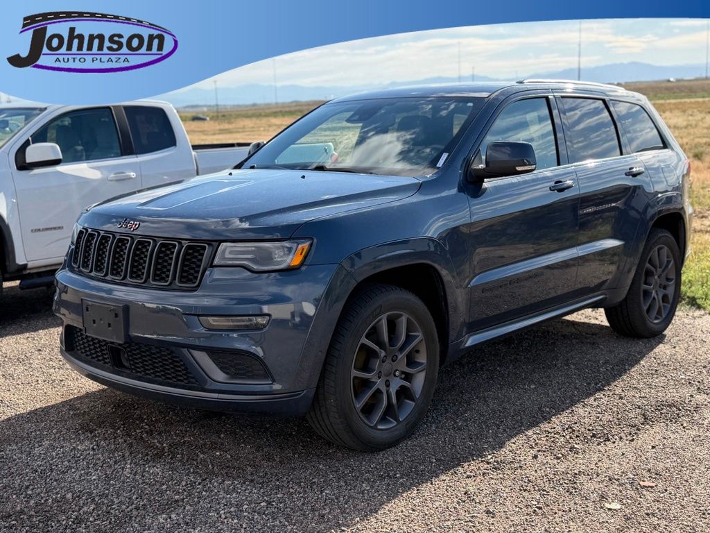Pacific Blue Clearcoat 2020 Jeep Grand Cherokee SUV / Crossover Four-Wheel Drive 8-Speed Automatic