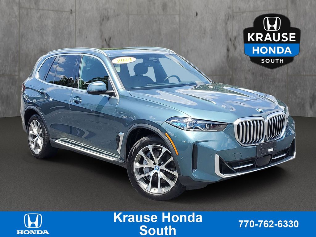 Blue 2025 BMW X5 SUV / Crossover All-Wheel Drive 8-Speed Automatic