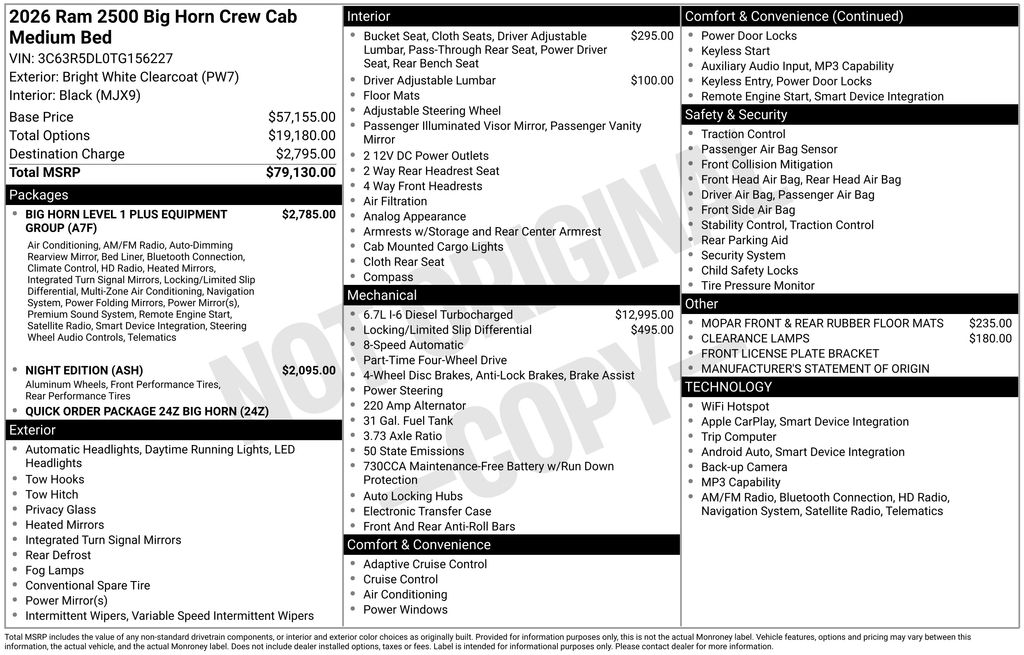 2026 RAM 2500 Big Horn - Photo 6