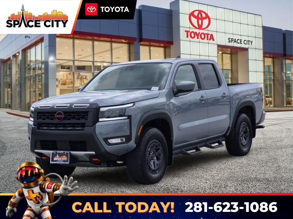 Boulder Gray 2026 Nissan Frontier Pickup Truck Four-Wheel Drive 9-Speed Automatic Overdrive