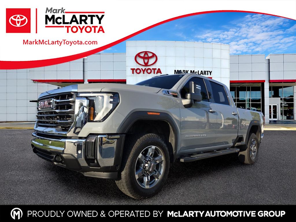 Thunderstorm Gray 2025 GMC Sierra 2500HD Pickup Truck Four-Wheel Drive Automatic