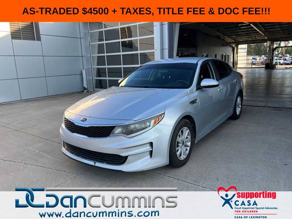 Sparkling Silver 2017 Kia Optima Sedan Front-Wheel Drive 6-Speed Automatic