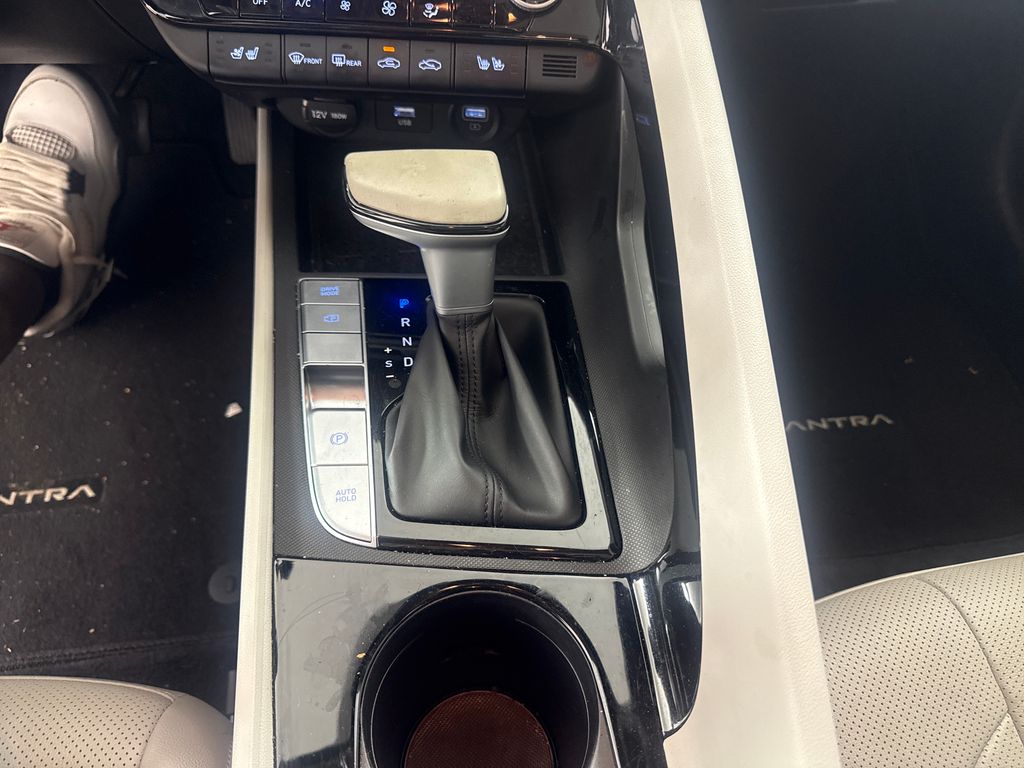 2022 Scarlet Red Hyundai Elantra Hybrid Limited FWD Sedan