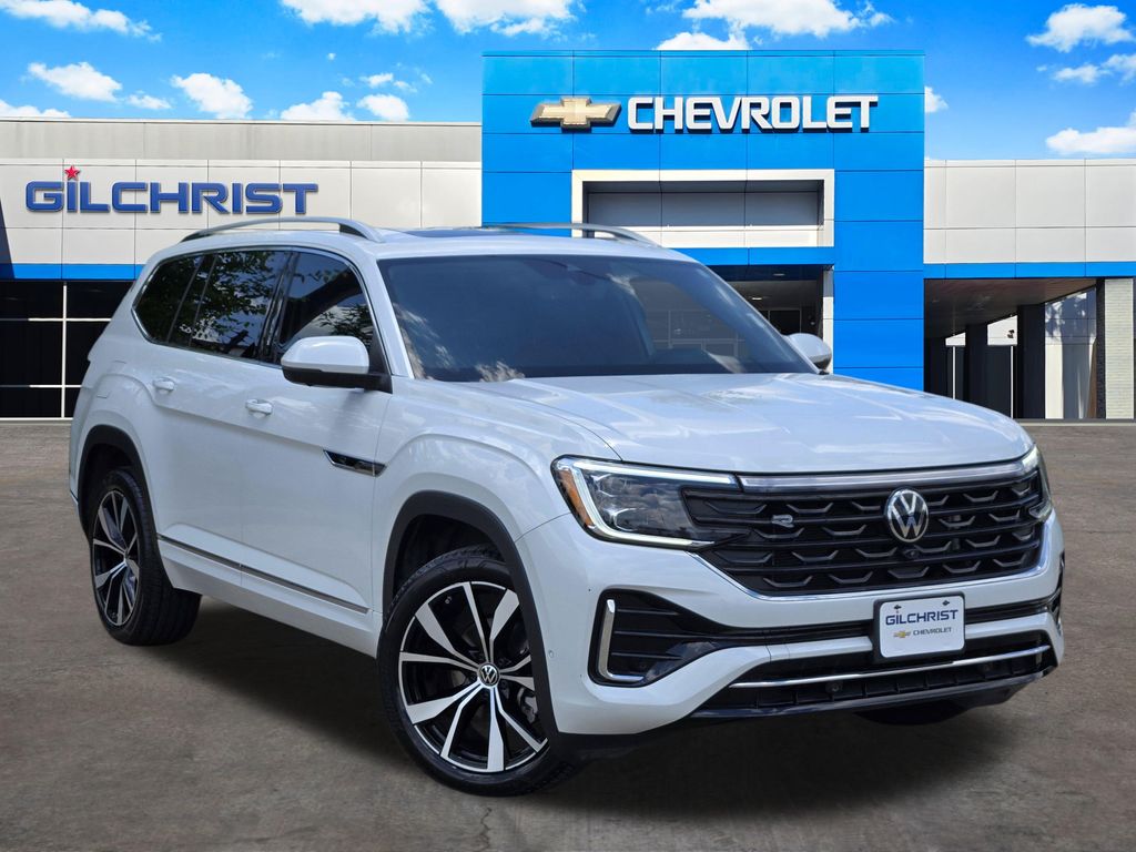 Opal White 2024 Volkswagen Atlas SUV / Crossover All-Wheel Drive 8-Speed Automatic