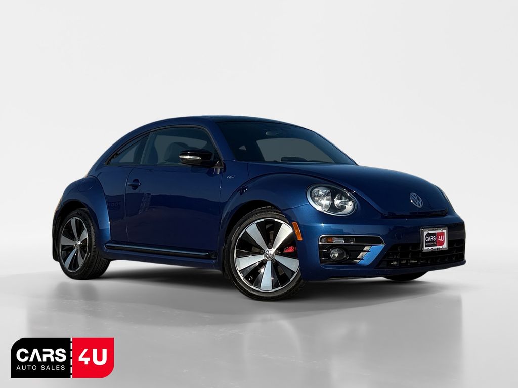 Blue Metallic 2014 Volkswagen Beetle Hatchback Front-Wheel Drive 6-Speed Dual Clutch
