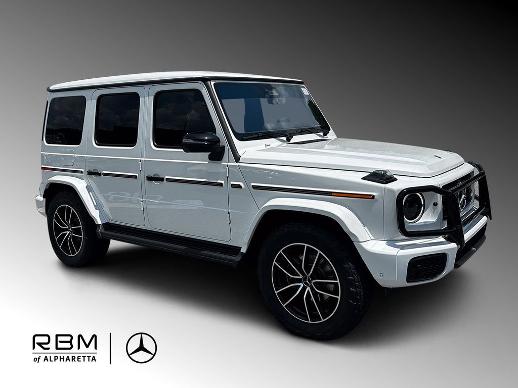 White 2026 Mercedes-Benz G-Class G 550 4MATIC SUV / Crossover All-Wheel Drive 9-Speed Automatic