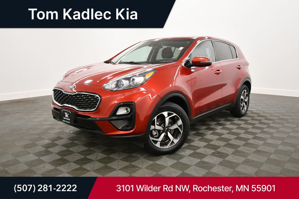 Red 2020 Kia Sportage SUV / Crossover All-Wheel Drive 6-Speed Automatic Overdrive