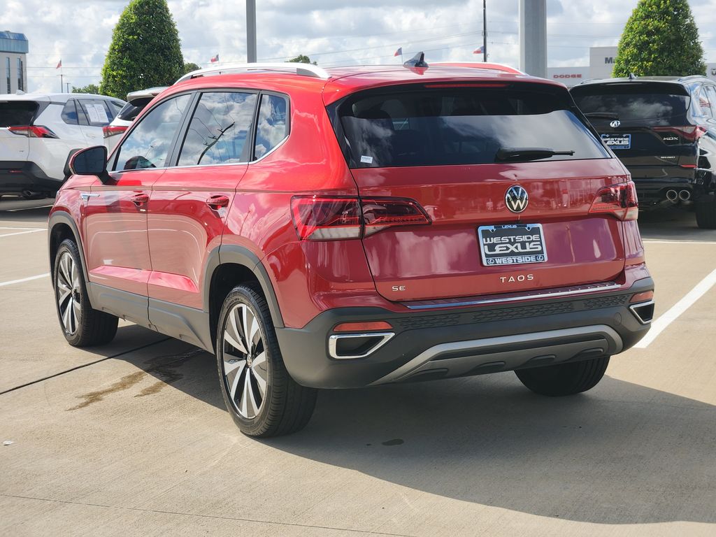 2022 Volkswagen Taos 1.5T SE Red at DeMontrond Mazda