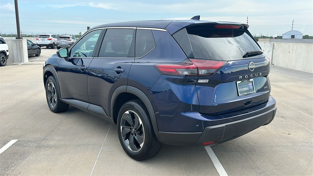 2025 Nissan Rogue SV Blue at South Houston Nissan