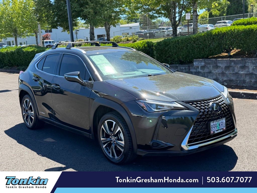 Black (Caviar) 2021 Lexus UX Hybrid SUV / Crossover All-Wheel Drive Continuously Variable Transmission