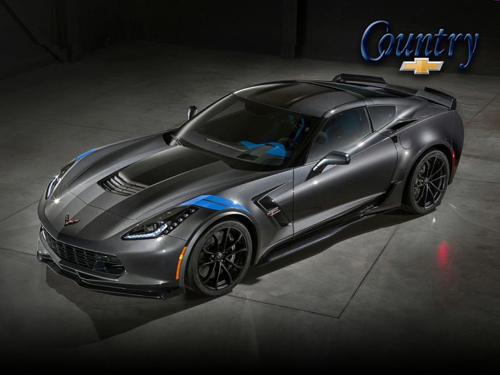 Blue Metallic 2017 Chevrolet Corvette Grand Sport 3LT Coupe RWD Coupe Rear-Wheel Drive 8-Speed Automatic
