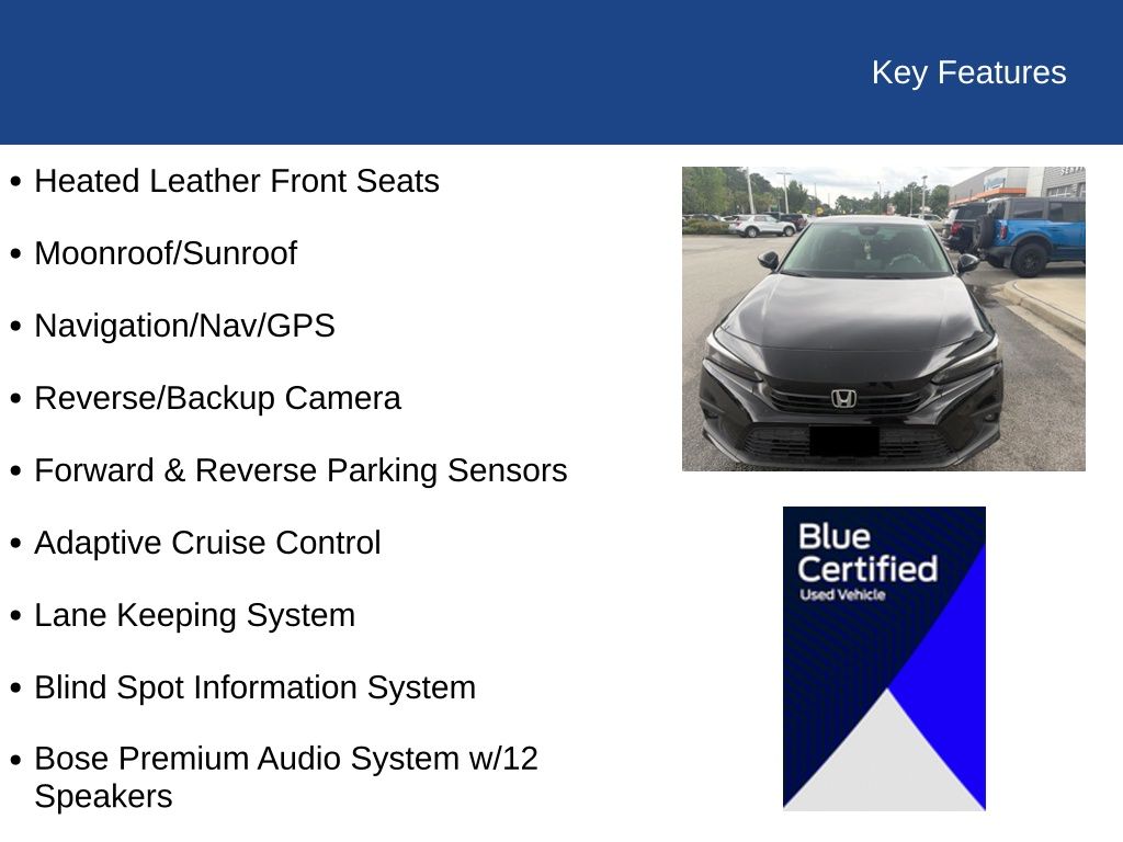 2024 Honda Civic Sedan Touring