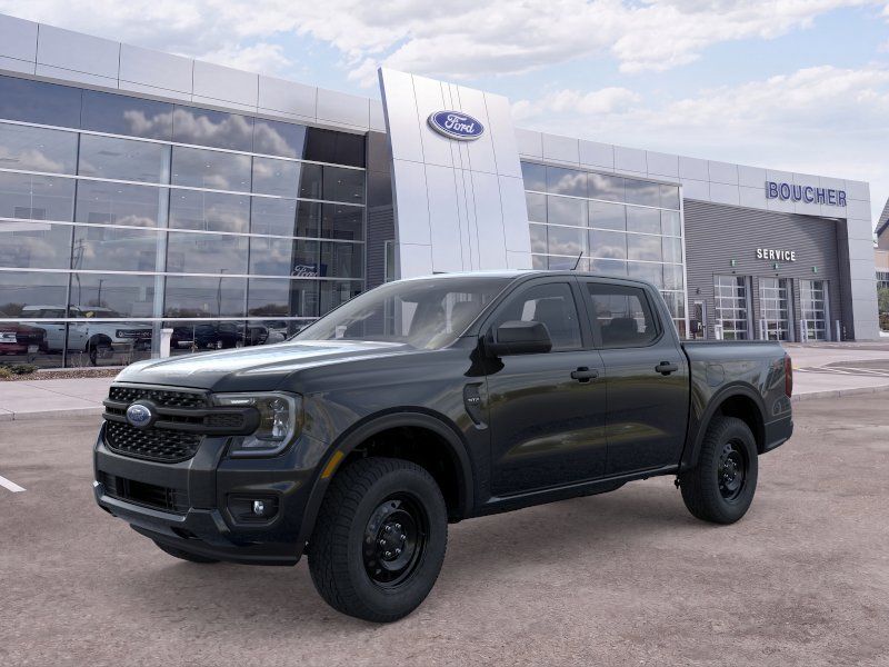 Shadow Black 2026 Ford Ranger Pickup Truck Four-Wheel Drive Automatic