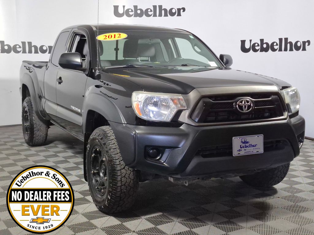 Black 2012 Toyota Tacoma Pickup Truck Four-Wheel Drive 6-Speed Manual Overdrive