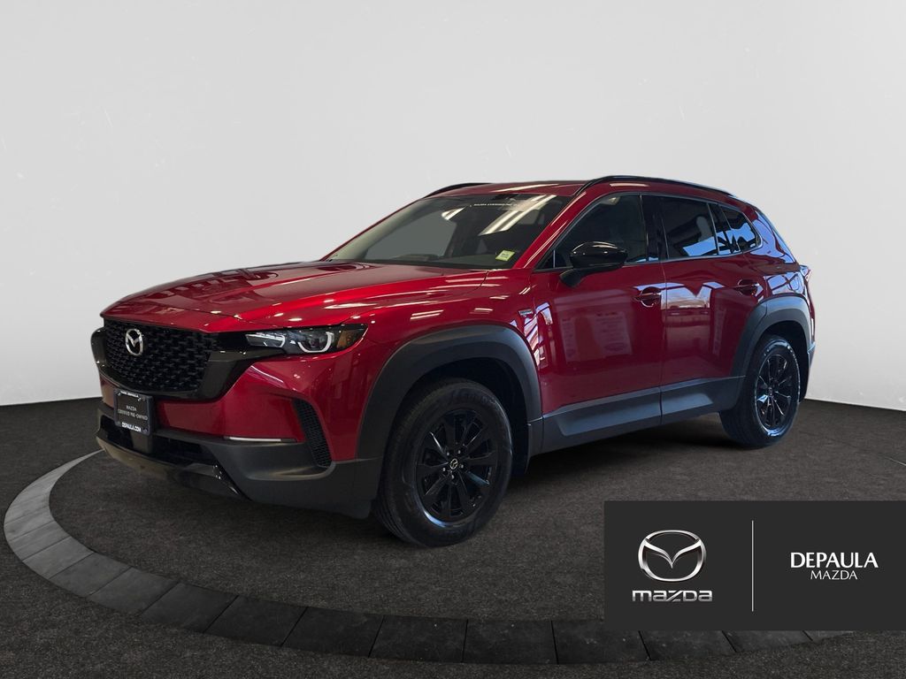 Red Crystal 2025 Mazda CX-50 Hybrid Premium AWD SUV / Crossover All-Wheel Drive Continuously Variable Transmission