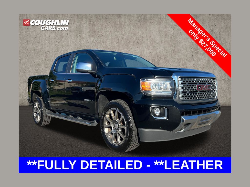 Onyx Black 2019 GMC Canyon Pickup Truck Four-Wheel Drive 8-Speed Automatic