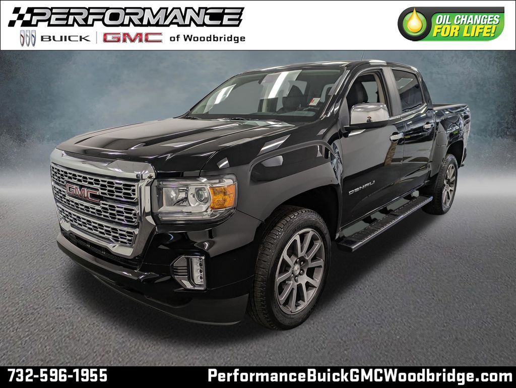 Onyx Black 2022 GMC Canyon Pickup Truck Four-Wheel Drive 8-Speed Automatic