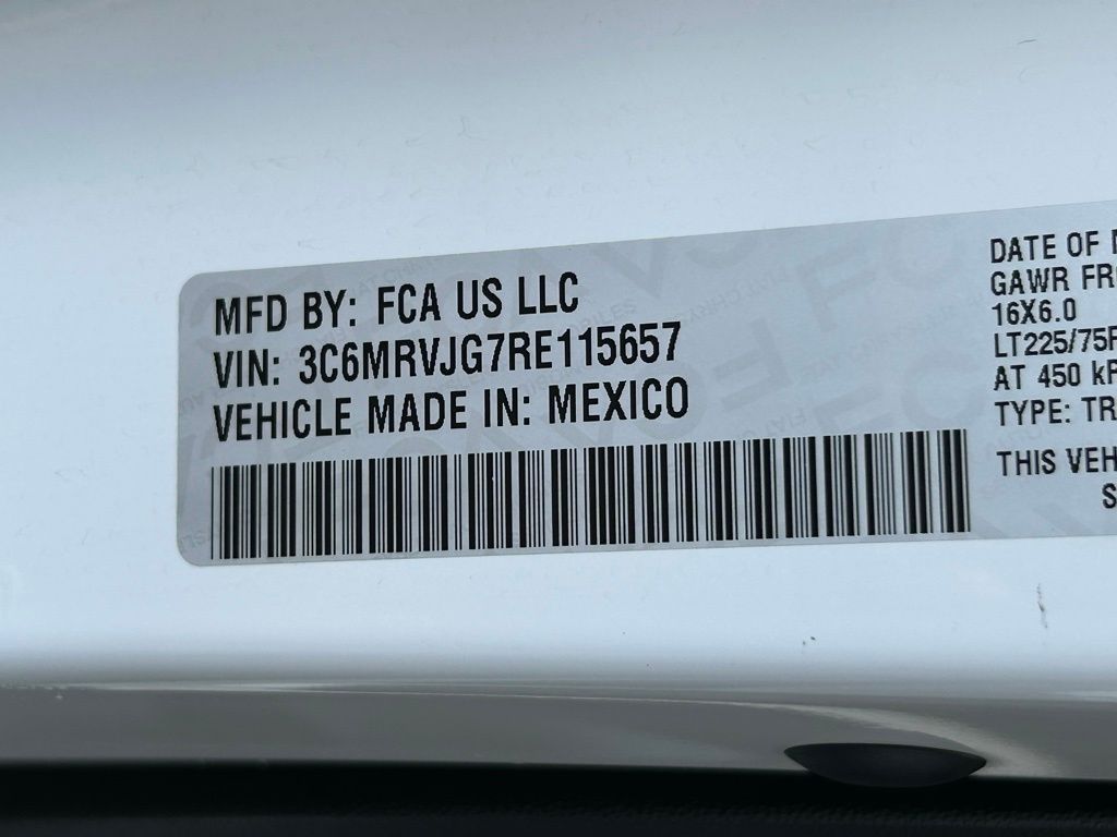 Used 2024 Bright White Clearcoat Ram High Roof image 47