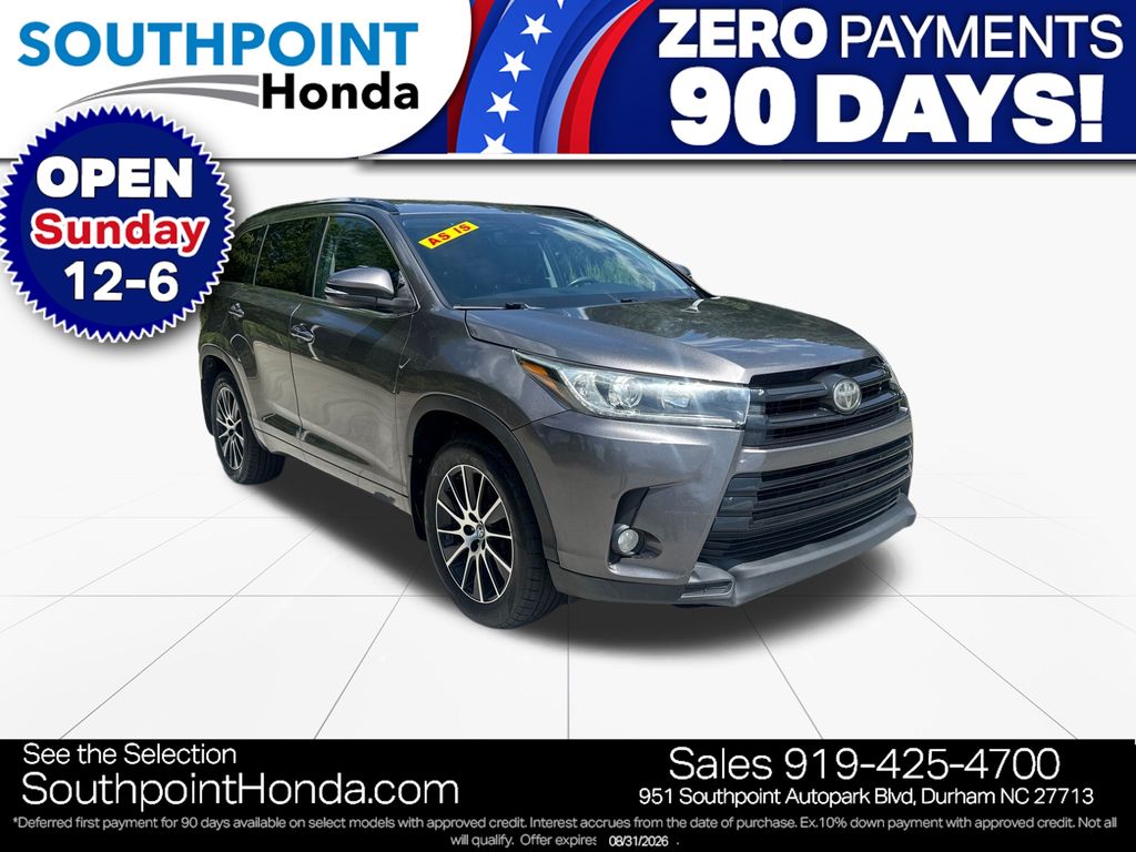 Predawn Gray Mica 2017 Toyota Highlander SUV / Crossover All-Wheel Drive 8-Speed Automatic