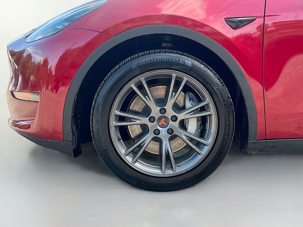 2025 Tesla Model Y Long Range Red at AutoSavvy Houston Northwest