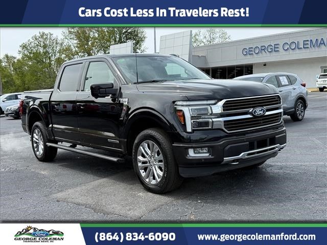 Black Metallic 2024 Ford F-150 Pickup Truck Four-Wheel Drive Automatic