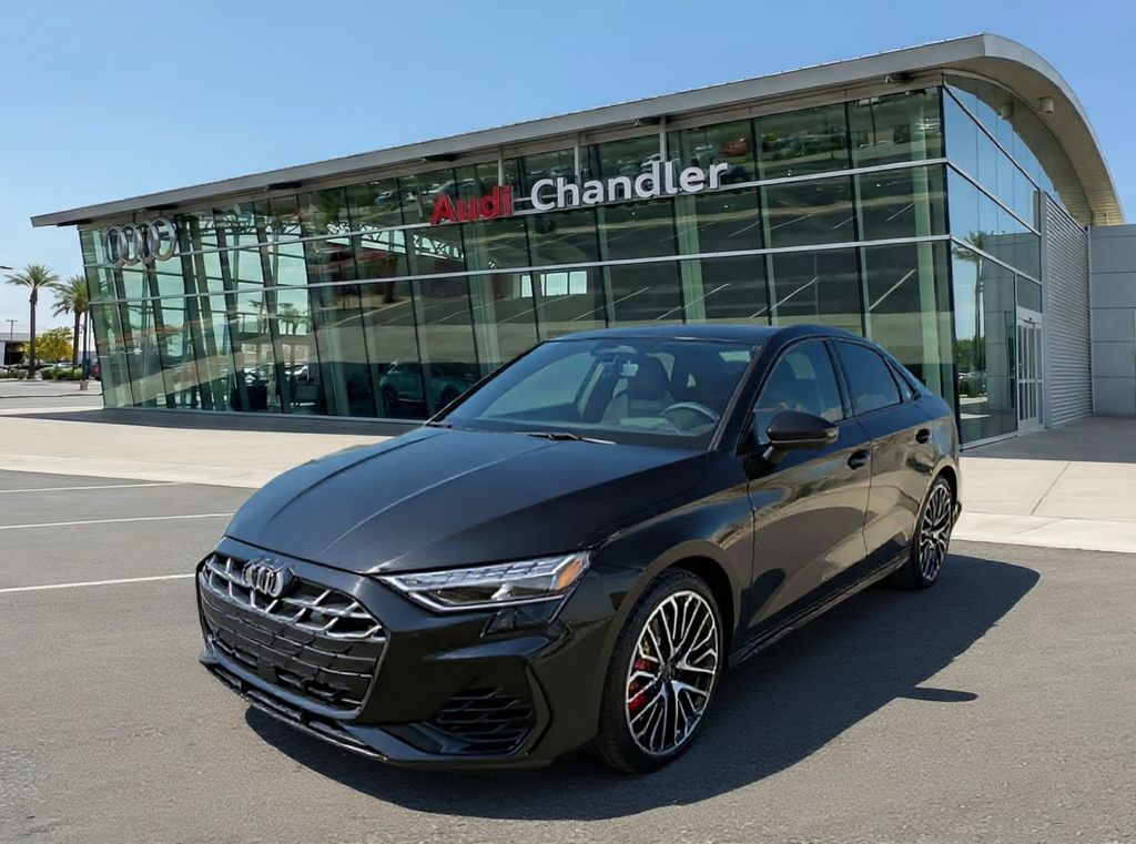 Mythos Black Metallic 2026 Audi S3 2.0T quattro Premium Sedan All-Wheel Drive 7-Speed Automatic