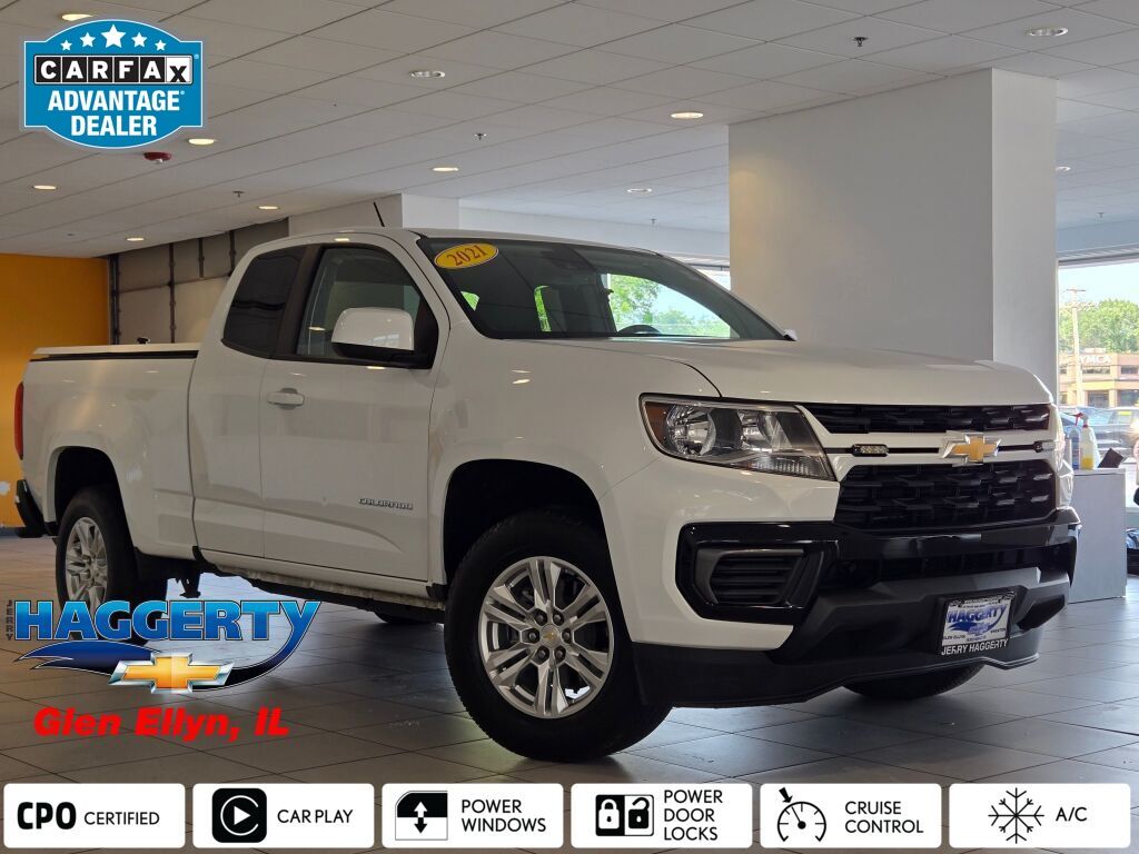Summit White 2021 Chevrolet Colorado Pickup Truck 4X2 6-Speed Automatic