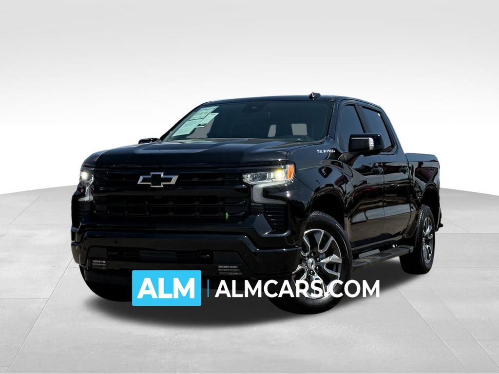 Black 2025 Chevrolet Silverado 1500 RST Crew Cab RWD Pickup Truck 4X2 8-Speed Automatic