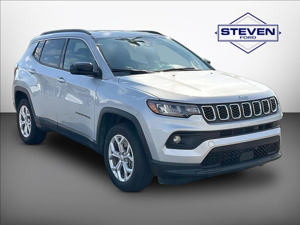 Silver Zynith Metallic Clearcoat 2024 Jeep Compass SUV / Crossover Four-Wheel Drive 8-Speed Automatic