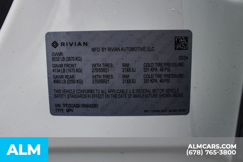 Used 2024 White Rivian Adventure image 40