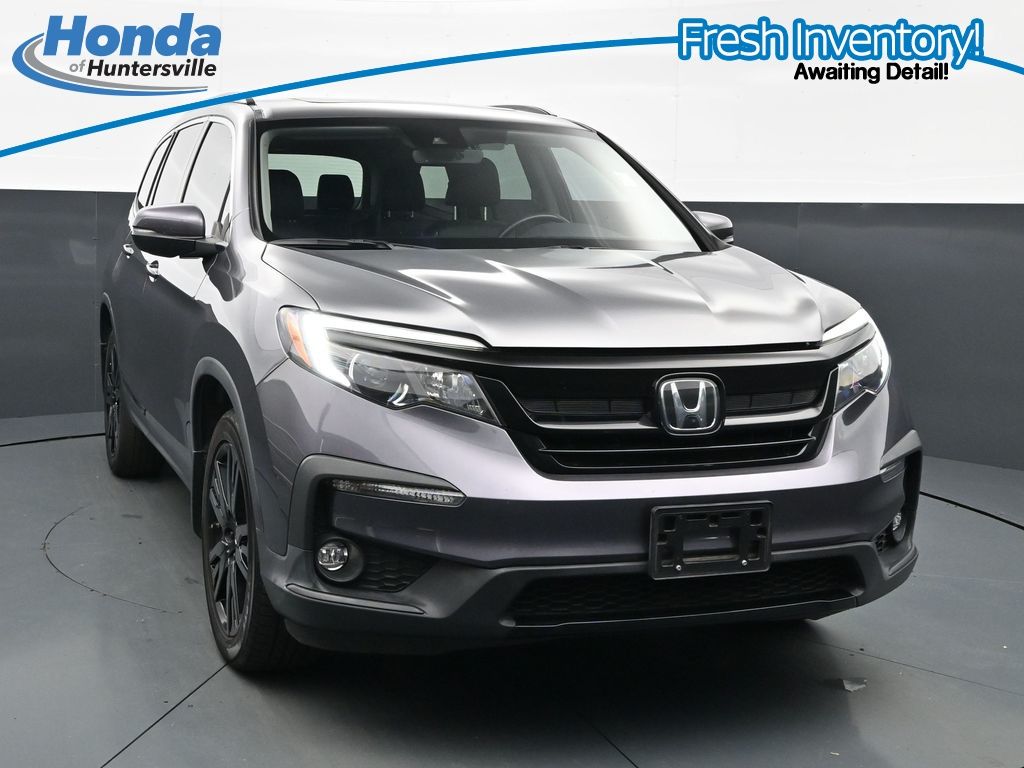 Gray (Modern Steel Metallic) 2022 Honda Pilot SUV / Crossover Front-Wheel Drive 9-Speed Automatic
