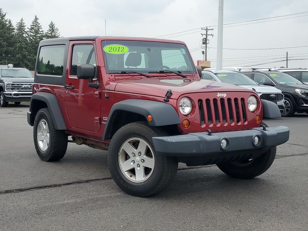 Deep Cherry Red Crystal Pearlcoat 2012 Jeep Wrangler SUV / Crossover Four-Wheel Drive 5-Speed Automatic