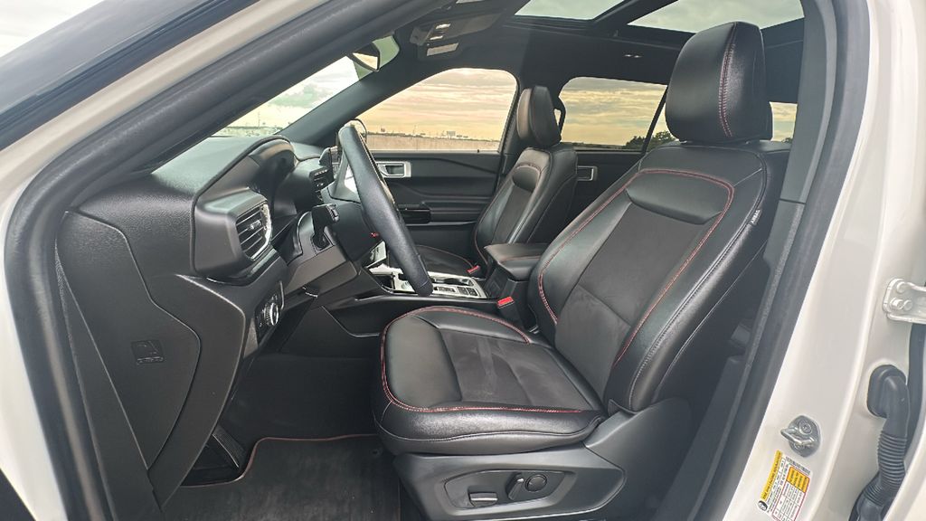 2024 Ford Explorer ST-Line White at DeMontrond Auto Country