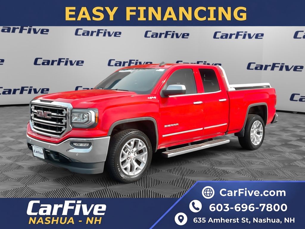 Cardinal Red 2018 GMC Sierra 1500 Pickup Truck Four-Wheel Drive 6-Speed Automatic Overdrive