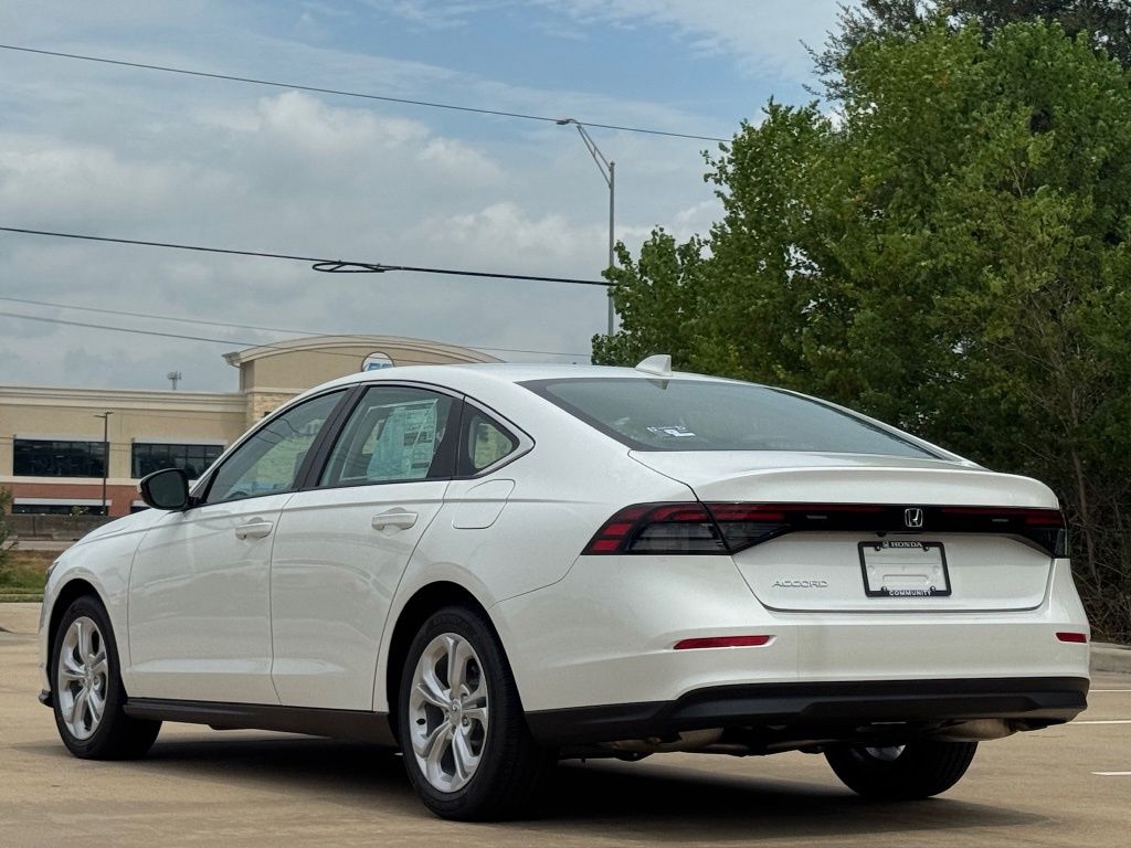 2026 Honda Accord LX White at Community Honda