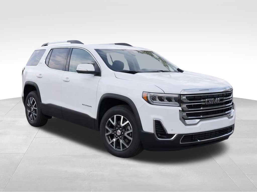 Summit White 2023 GMC Acadia SUV / Crossover Four-Wheel Drive 9-Speed Automatic
