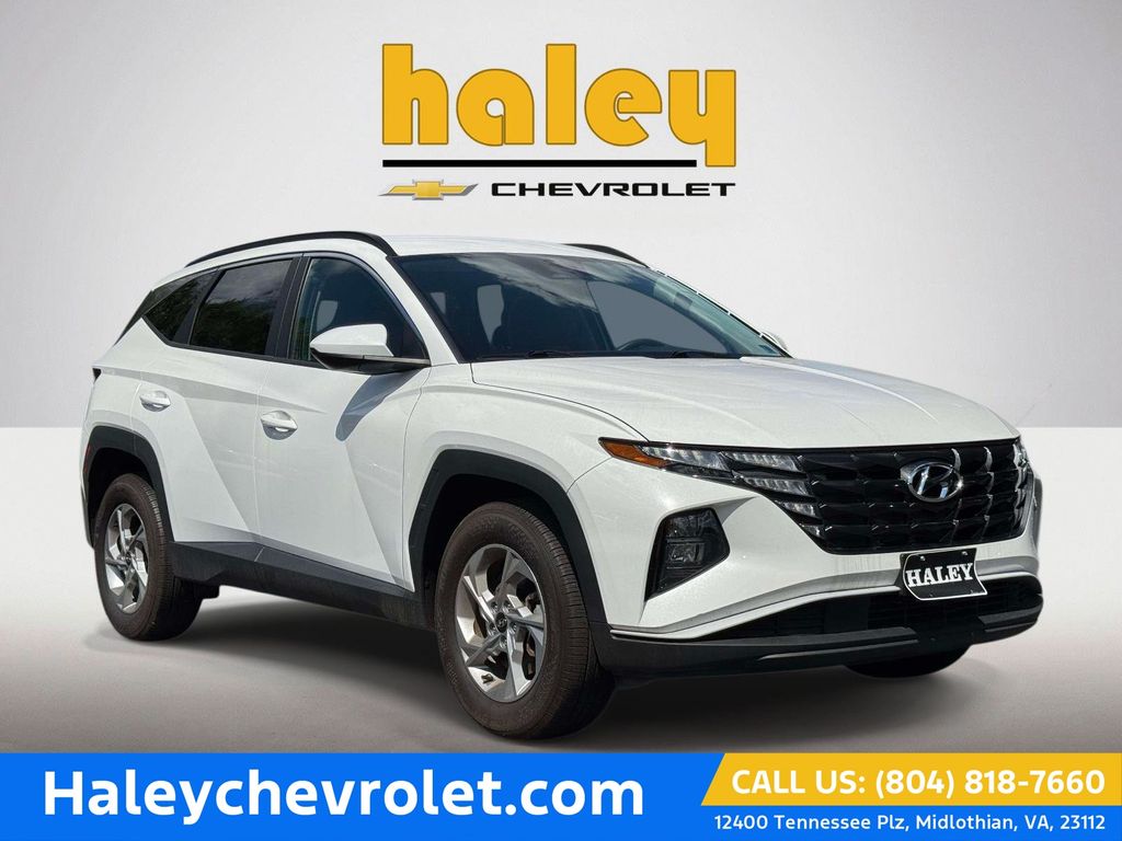 White Pearl 2024 Hyundai Tucson SUV / Crossover All-Wheel Drive 8-Speed Automatic