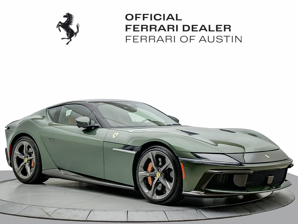 Green (Verde Toscana) 2025 Ferrari 12Cilindri Coupe Rear-Wheel Drive 8-Speed Dual Clutch