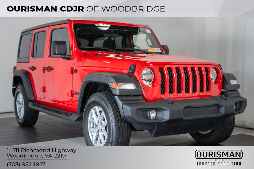 Red Clearcoat 2023 Jeep Wrangler SUV / Crossover Four-Wheel Drive 8-Speed Automatic