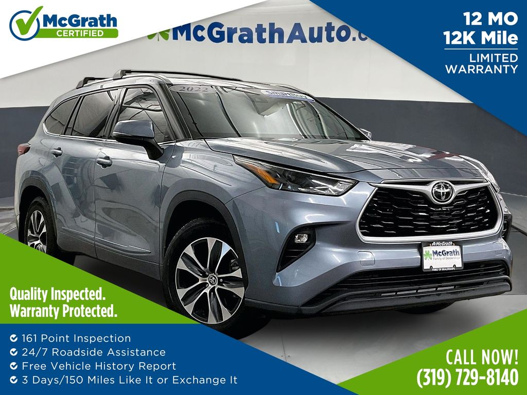 Moon Dust 2022 Toyota Highlander SUV / Crossover All-Wheel Drive 8-Speed Automatic