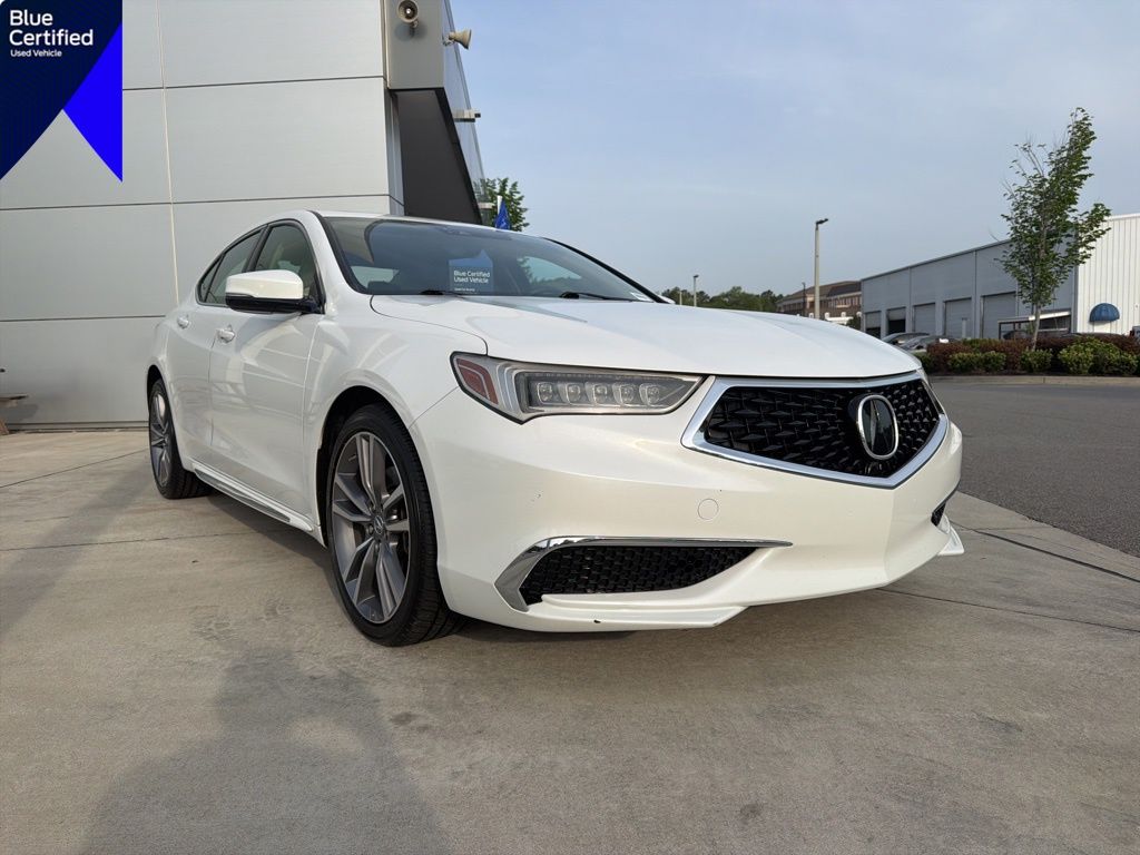 Platinum White Pearl 2020 Acura TLX V6 SH-AWD with Technology Package Sedan All-Wheel Drive 9-Speed Automatic