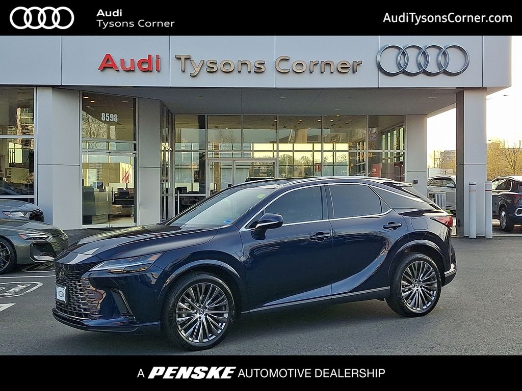 Blue 2023 Lexus RX Hybrid 350h AWD SUV / Crossover All-Wheel Drive Continuously Variable Transmission