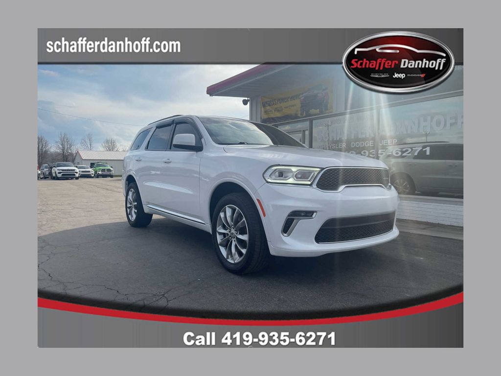 White Knuckle Clearcoat 2021 Dodge Durango SXT Plus AWD SUV / Crossover All-Wheel Drive 8-Speed Automatic