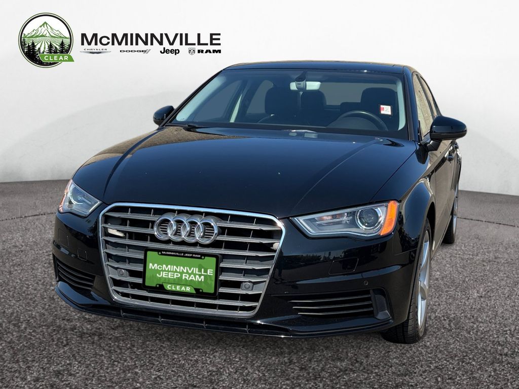 Brilliant Black 2016 Audi A3 Sedan Front-Wheel Drive 6-Speed Automatic