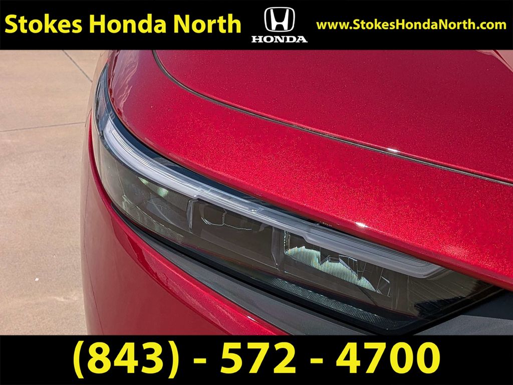 2025 Honda Accord Hybrid EX-L Red at Stokes Honda North