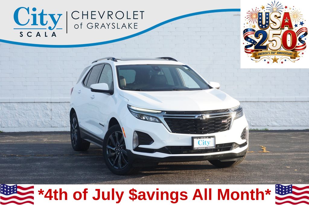 Summit White 2023 Chevrolet Equinox SUV / Crossover Four-Wheel Drive 6-Speed Automatic Overdrive