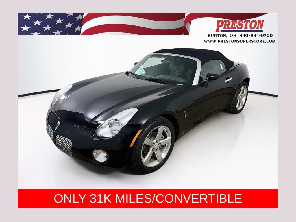 Mysterious (Black) 2007 Pontiac Solstice Convertible Rear-Wheel Drive 5-Speed Manual