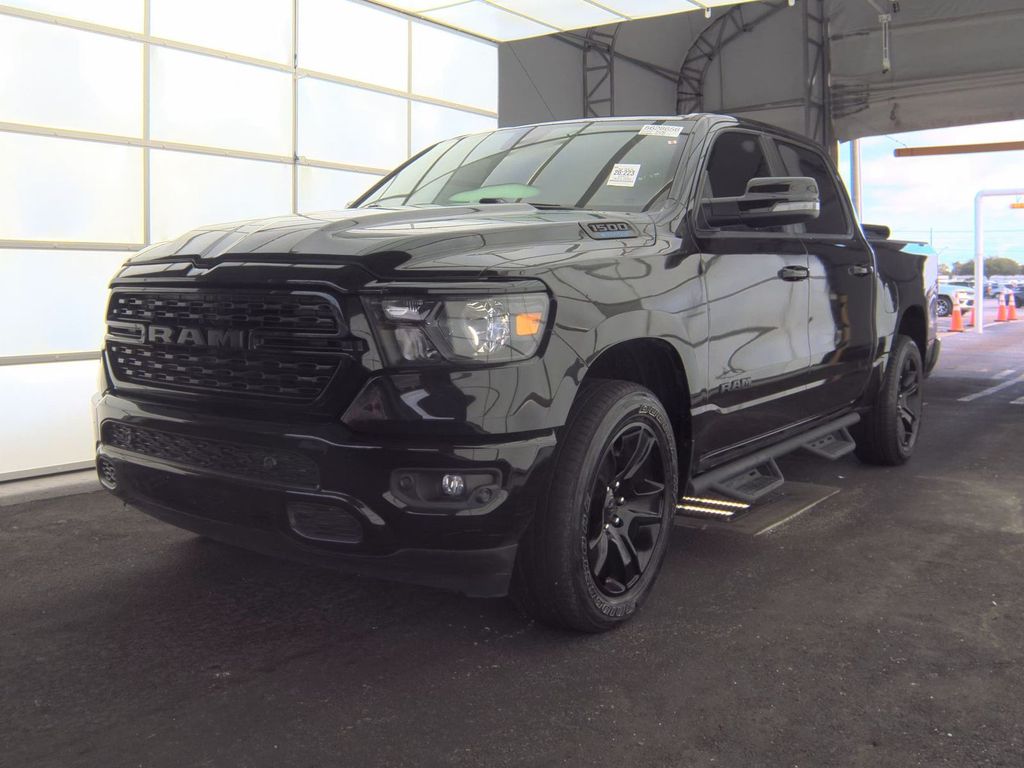 Diamond Black 2023 RAM 1500 Pickup Truck Four-Wheel Drive 8-Speed Automatic